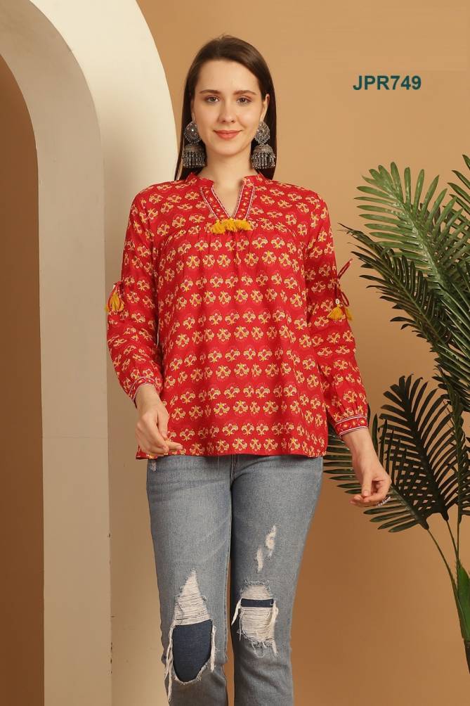 Melody By Trendy Summer Special Cotton Printed Tops Wholesalers In Delhi
